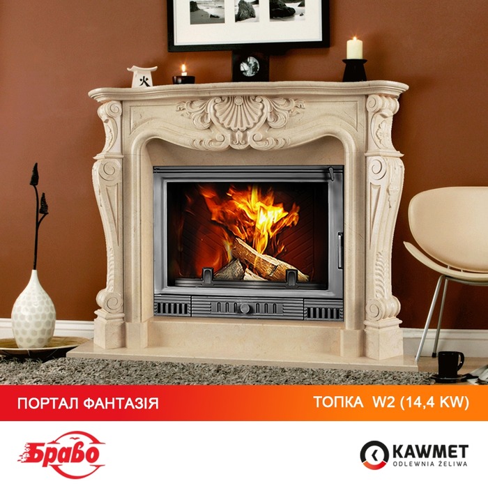 Камінна топка KAWMET W2 (14.4 kW). Фото 21