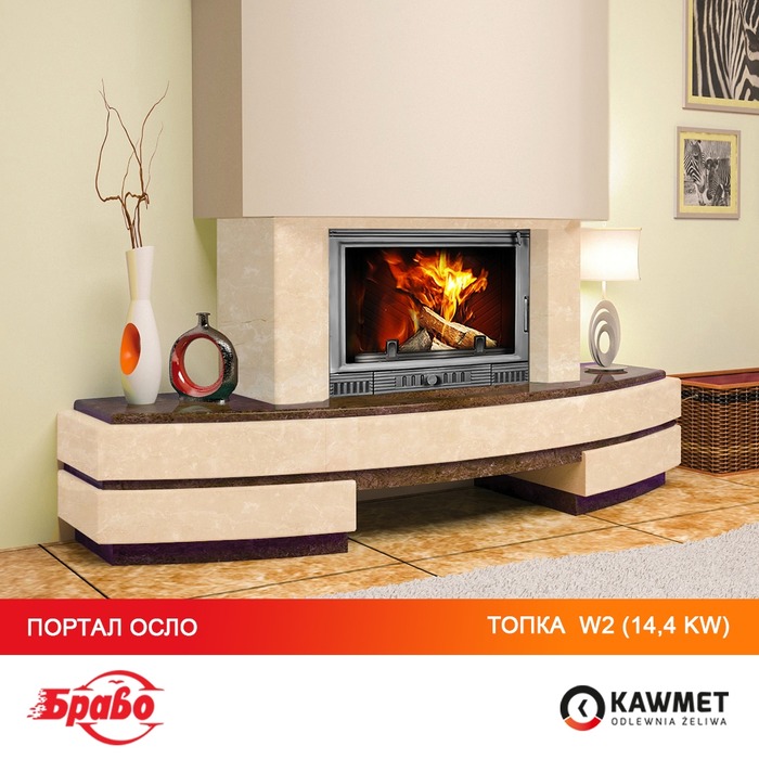 Камінна топка KAWMET W2 (14.4 kW). Фото 26