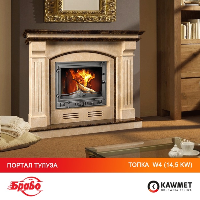 Камінна топка KAWMET W4 (14.5 kW). Фото 28