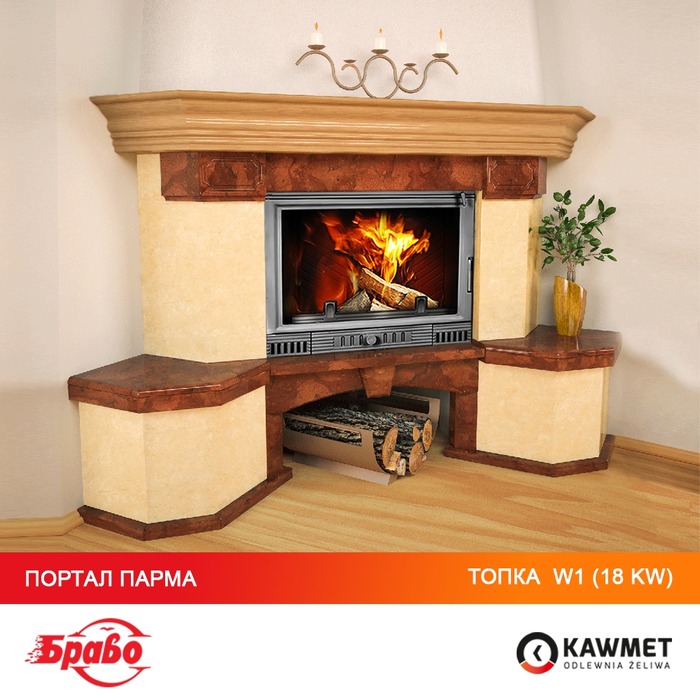 Камінна топка KAWMET W1 Feniks (18 kW). Фото 20
