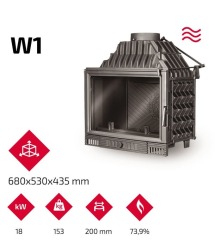 Камінна топка KAWMET W1 Feniks (18 kW). Фото 10