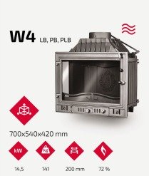 Камінна топка KAWMET W4 LB (14.5 kW). Фото 9