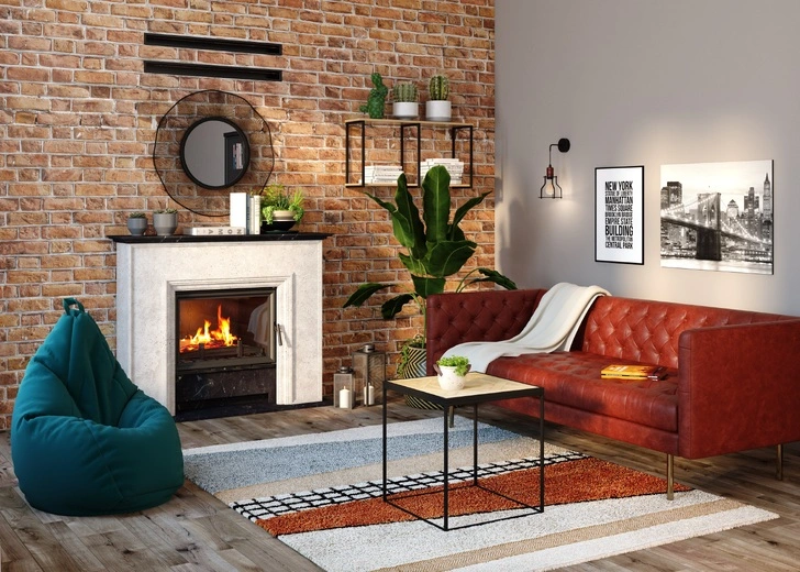 Wkład kominkowy KAWMET W17 (16.1 kW) ECO we wnętrzu