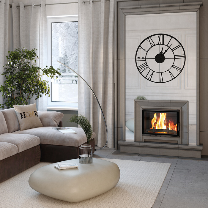 Wkład kominkowy KAWMET W17 Dekor (16.1 kW) ECO. Zdjęcia 9