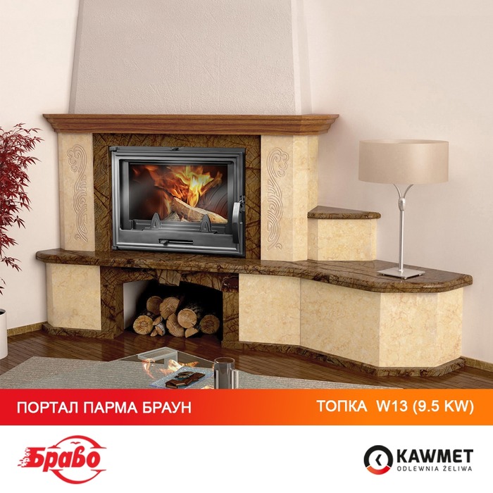 Камінна топка KAWMET W13 (9.5 kW). Фото 21