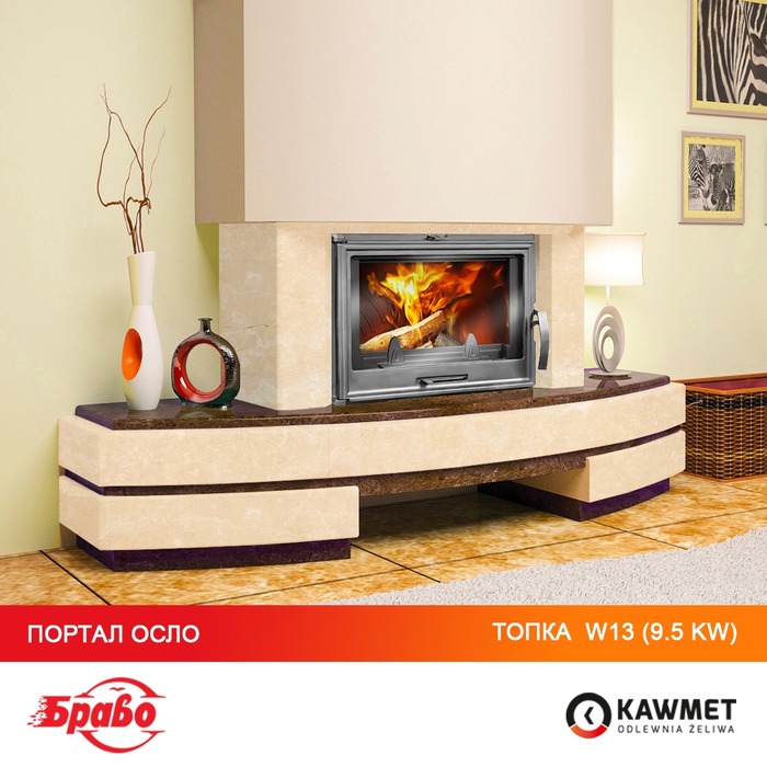 Камінна топка KAWMET W13 (9.5 kW). Фото 20