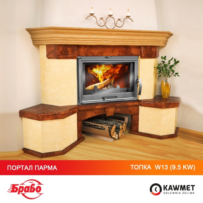 Камінна топка KAWMET W13 (9.5 kW). Фото 22