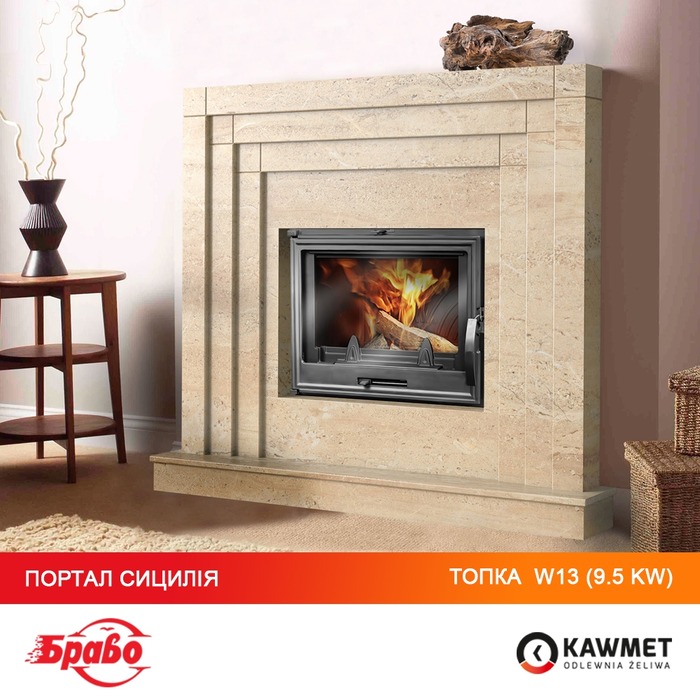 Камінна топка KAWMET W13 (9.5 kW). Фото 24
