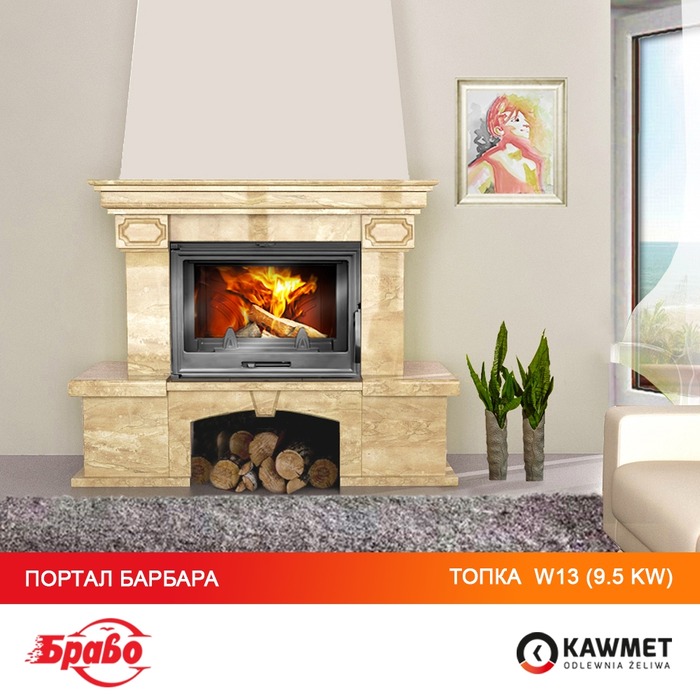 Камінна топка KAWMET W13 (9.5 kW). Фото 9