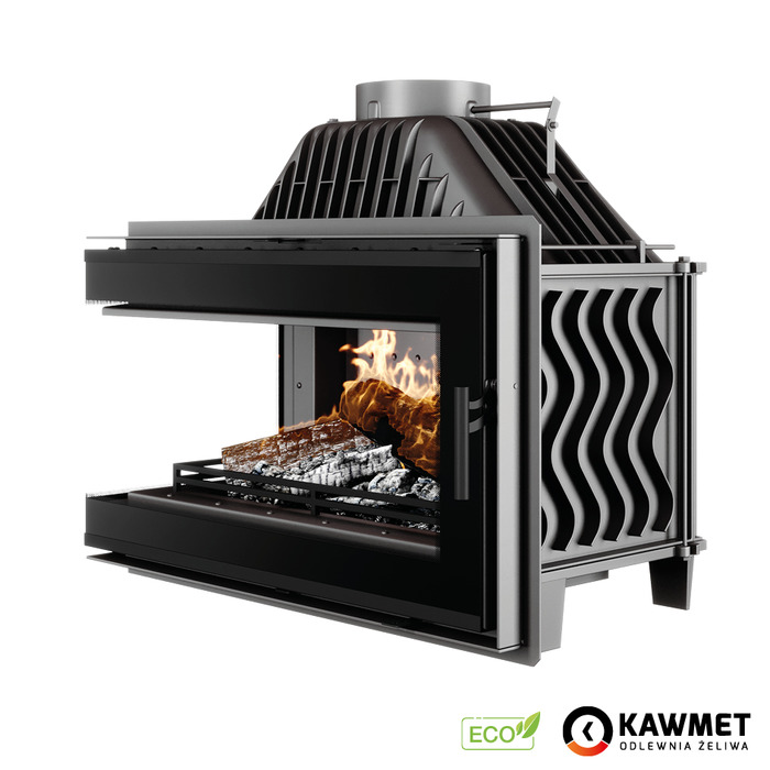 Камінна топка KAWMET W16 LB Black (13.5 kW) ECO. Фото 3