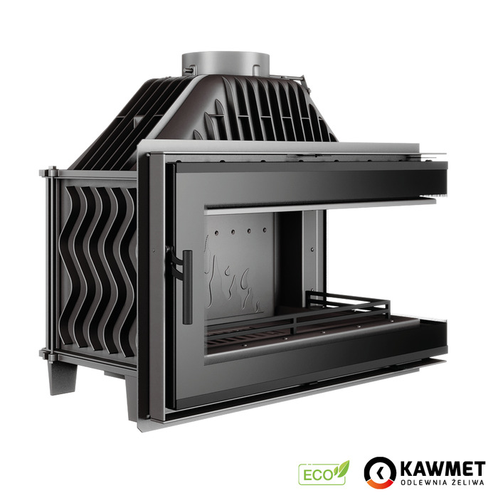 Камінна топка KAWMET W16 PB Black (13.5 kW) ECO. Фото 6
