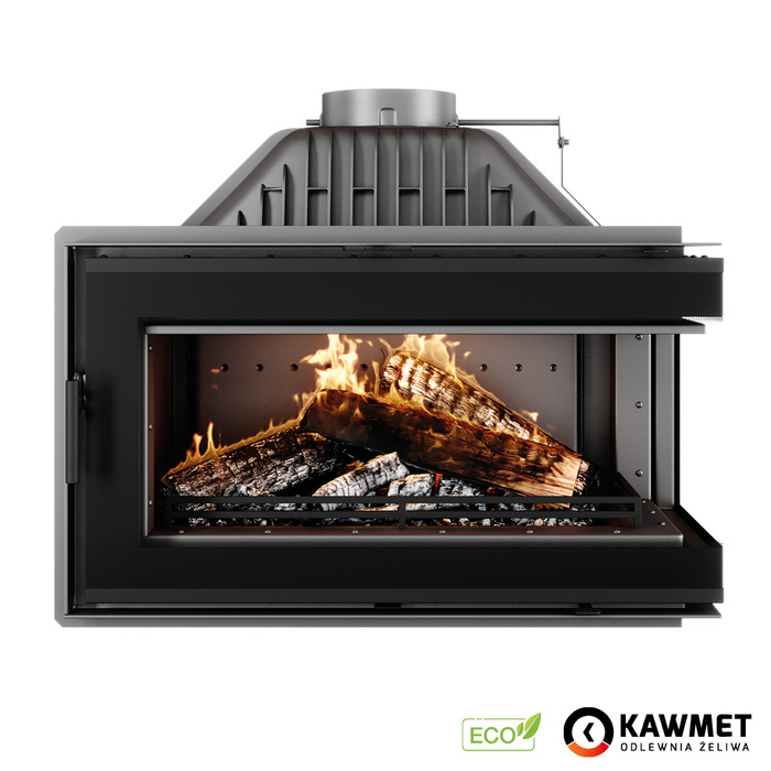 Wkład kominkowy KAWMET W16 PB Black (13.5 kW) ECO. Zdjęcia 2