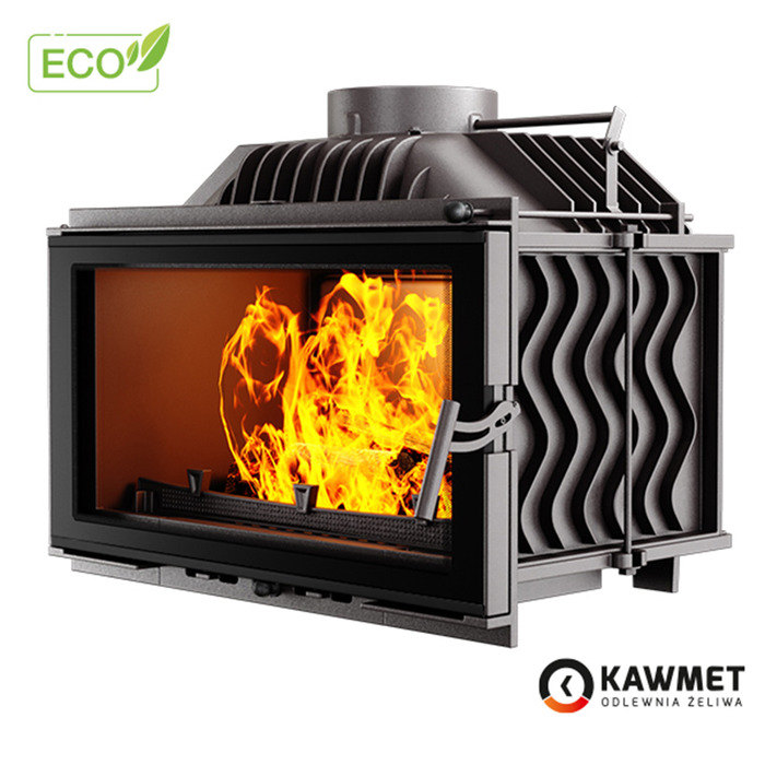 Fireplace insert KAWMET W16 Black (9.4 kW) ECO. Photo 2