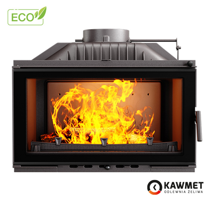 Fireplace insert KAWMET W16 Black (9.4 kW) ECO