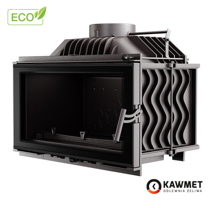Fireplace insert KAWMET W16 Black (9.4 kW) ECO. Photo 4
