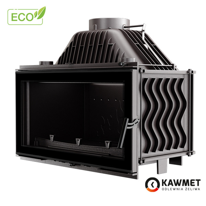 Fireplace insert KAWMET W16 Black (13.5 kW) ECO. Photo 4