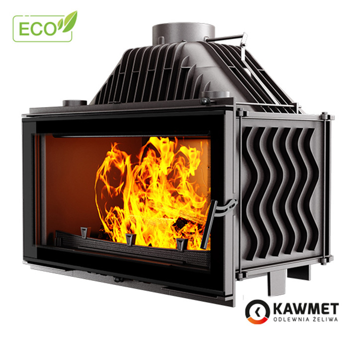 Fireplace insert KAWMET W16 Black (16.3 kW) ECO. Photo 2