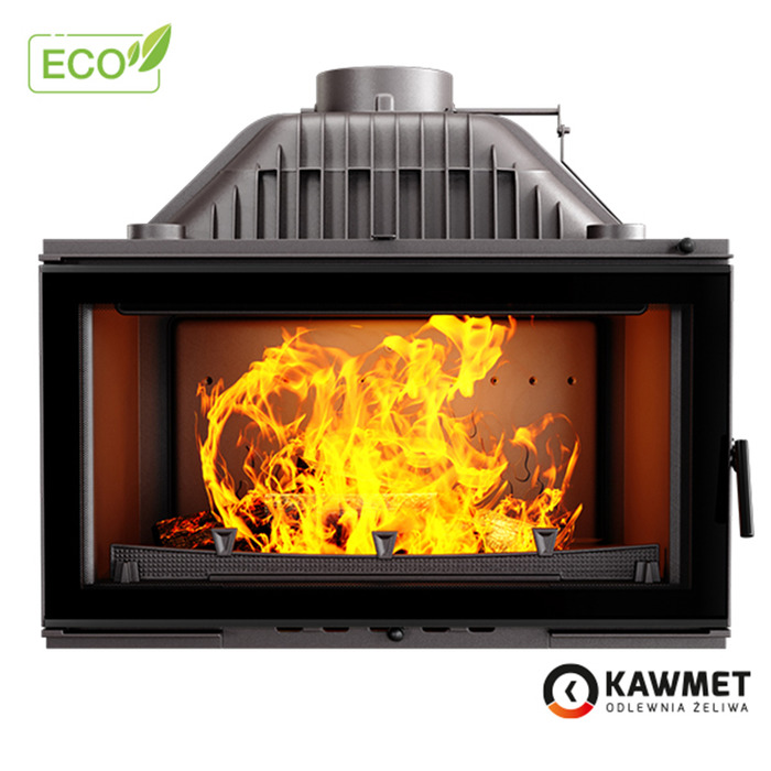 Fireplace insert KAWMET W16 Black (16.3 kW) ECO