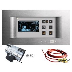 Automatic Combustion Optimiser SAVEN AutoBurn GR-80 with Door Opening Sensor