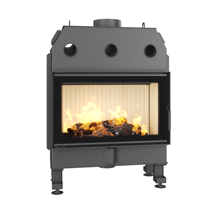 Камінна топка SAVEN Balance 80х50 Black ECO. Фото 3D