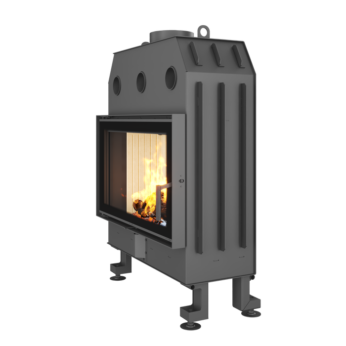 Каминная топка SAVEN Balance 80х50 Black ECO. Фото 3D