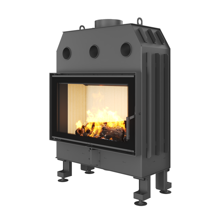 Каминная топка SAVEN Balance 80х50 Black ECO. Фото 3D