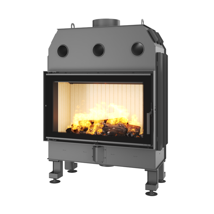 Каминная топка SAVEN Balance 80х50 Black ECO. Фото 3D