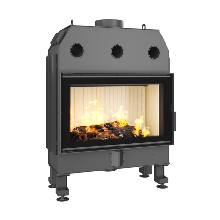 Каминная топка SAVEN Balance 80х50 Black ECO. Фото 3D
