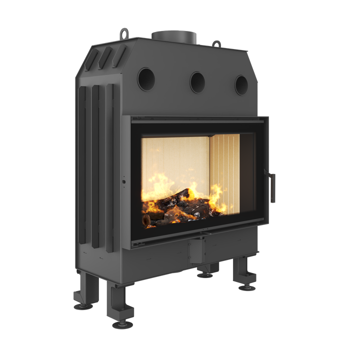 Каминная топка SAVEN Balance 80х50 Black ECO. Фото 3D