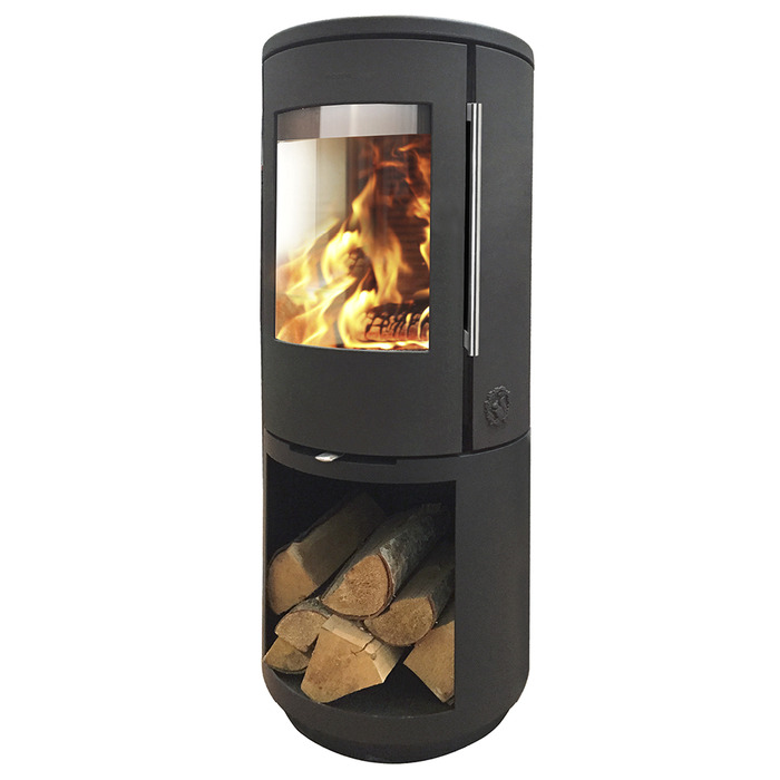 Cast Iron Stove MORSØ 7393 with High Log Store