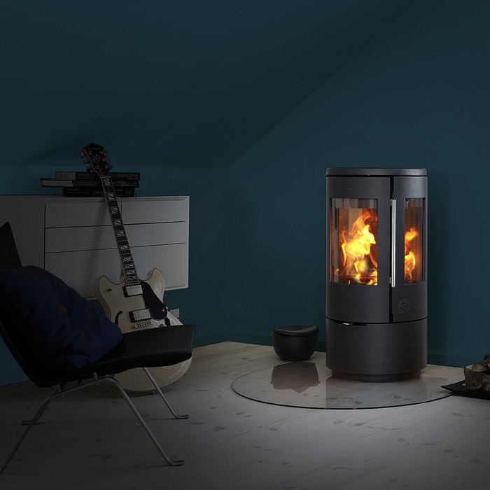 Cast Iron 3-Sided Stove MORSØ 7440 with Low Base. Photo 2
