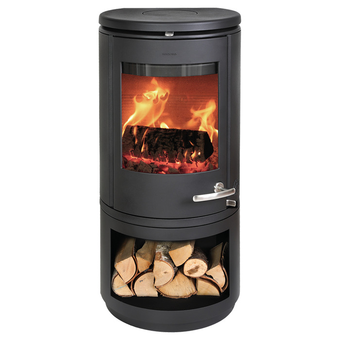 Сast Iron Stove MORSØ 7843 with Log Store
