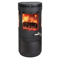 Сast Iron 3-Sided Stove MORSØ 7943 with Log Store. Photo 2