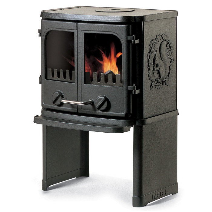 Cast Iron Stove MORSØ 2140 on Cooking Plate Legs
