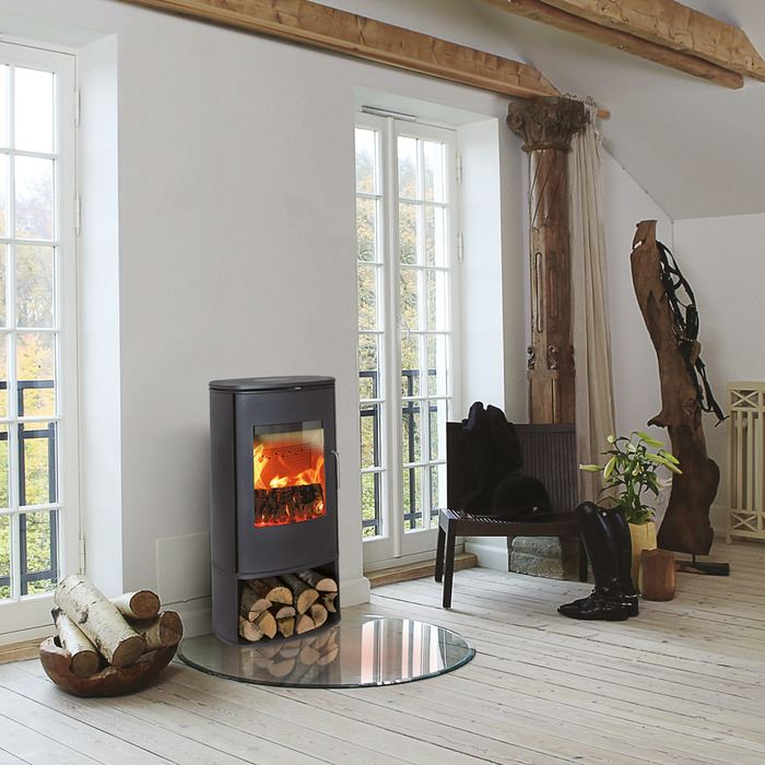 Сast Iron Stove MORSØ 8143 with Log Store. Photo 4