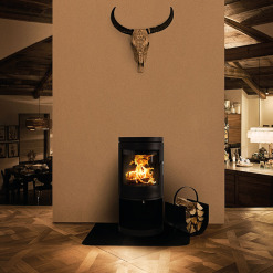 Сast Iron Stove MORSØ 8643 with Log Store. Photo 7
