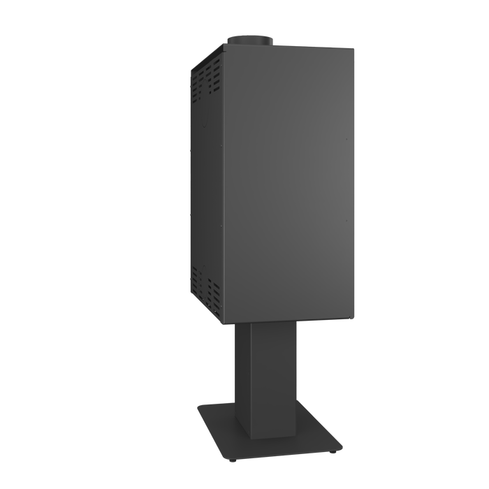 Fireplace stove SAVEN Lumi 60×82 ECO. Photo 3D