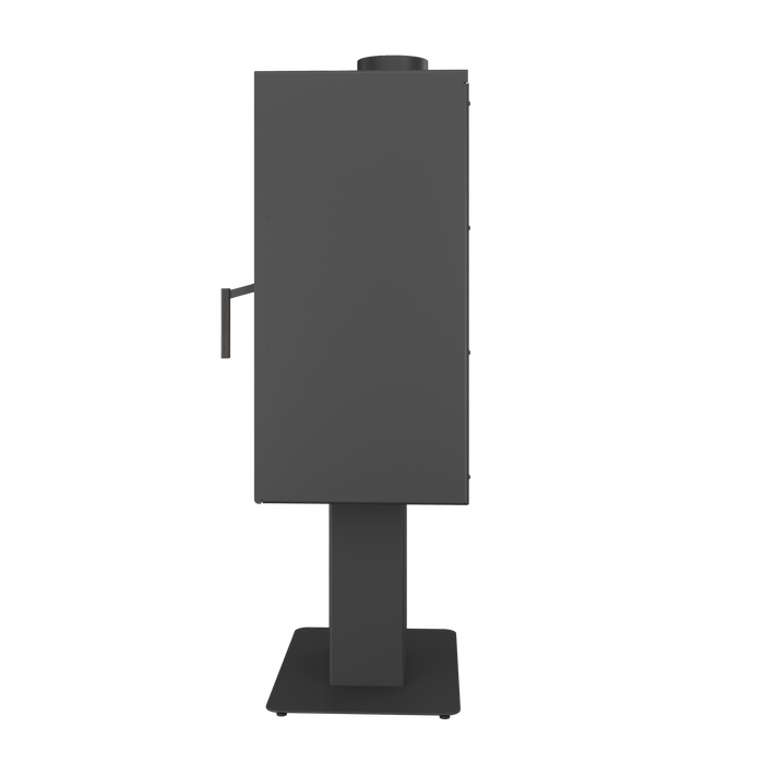 Fireplace stove SAVEN Lumi 60×82 ECO. Photo 3D