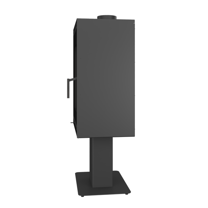 Fireplace stove SAVEN Lumi 60×82 ECO. Photo 3D
