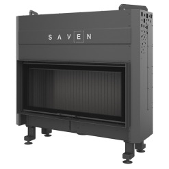 Wkład kominkowy SAVEN Balance Up 110x50 Black ECO. Zdjęcia 5