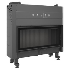 Wkład kominkowy SAVEN Balance Up 110x50 Black ECO. Zdjęcia 6