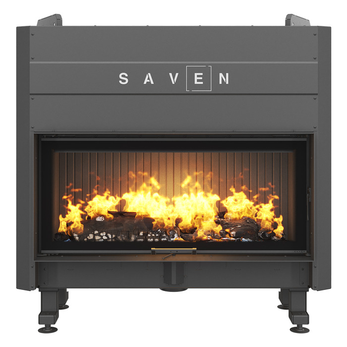 Каминная топка SAVEN Balance Up 110x50 Black ECO