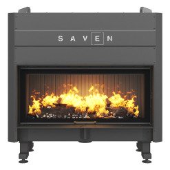 Wkład kominkowy SAVEN Balance Up 110x50 Black ECO