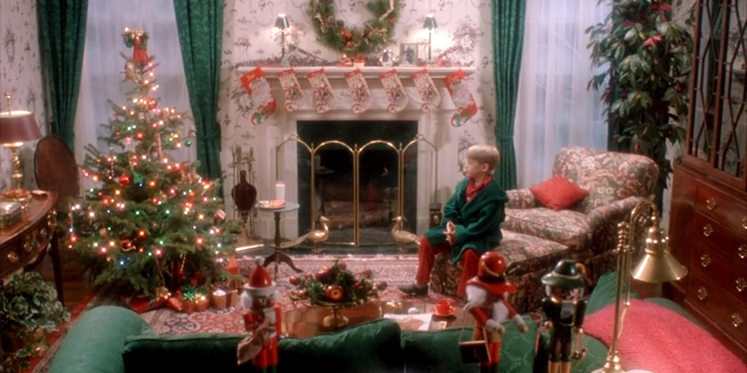 Christmas scene in Home Alone