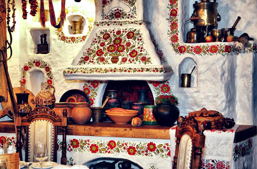 Traditional Ukrainian stove