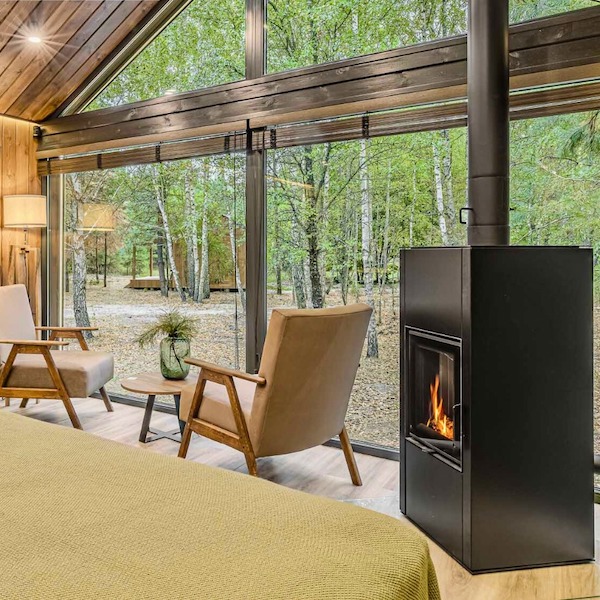 Environmental friendliness of wood-burning fireplaces: myths and reality